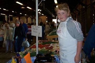 Hatie at Market